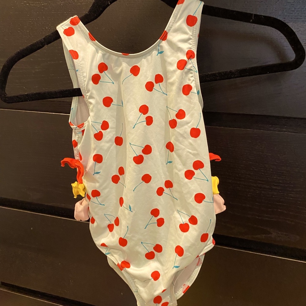Harper Canyon size 7, baby blue cherries with bows